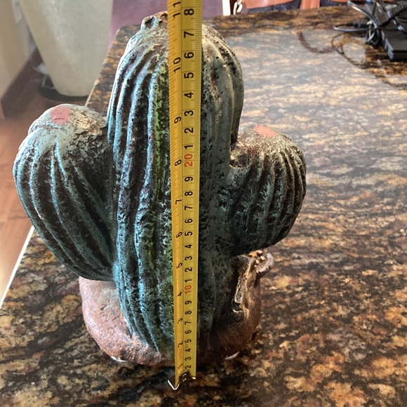 🎄 Ceramic statue, green/brown/silver tones, NEW - Picture 8 of 15